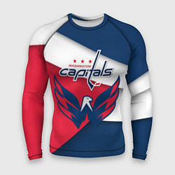 Рашгард мужской Washington Capitals, цвет: 3D-принт