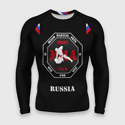 Рашгард мужской MMA Russia, цвет: 3D-принт