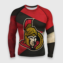 Рашгард мужской HC Ottawa Senators: Old Style, цвет: 3D-принт