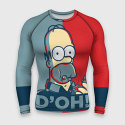 Рашгард мужской Homer Simpson DOH!, цвет: 3D-принт