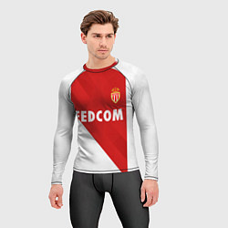 Рашгард мужской FC Monaco: Home 18-19, цвет: 3D-принт — фото 2