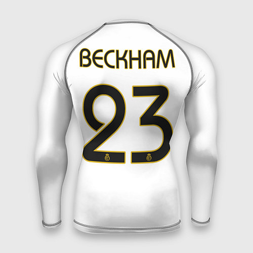 Мужской рашгард FC Real Madrid: Beckham Retro / 3D-принт – фото 2