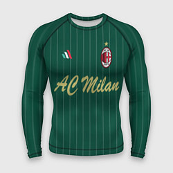 Рашгард мужской AC Milan: Green Form, цвет: 3D-принт