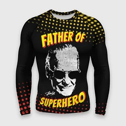 Мужской рашгард Stan Lee: Father of Superhero