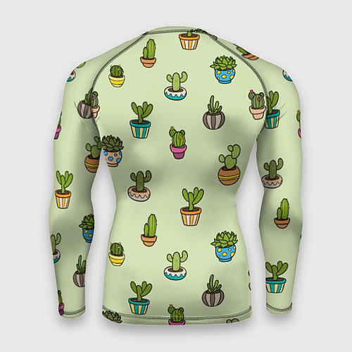 Мужской рашгард Веселый кактус / 3D-принт – фото 2