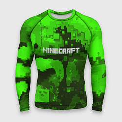 Мужской рашгард Minecraft: Green World