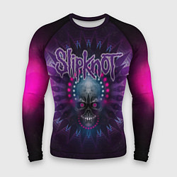 Рашгард мужской Slipknot: Neon Skull, цвет: 3D-принт