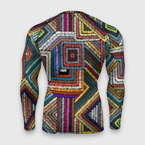 Мужской рашгард Этнический ковровый орнамент / 3D-принт – фото 2