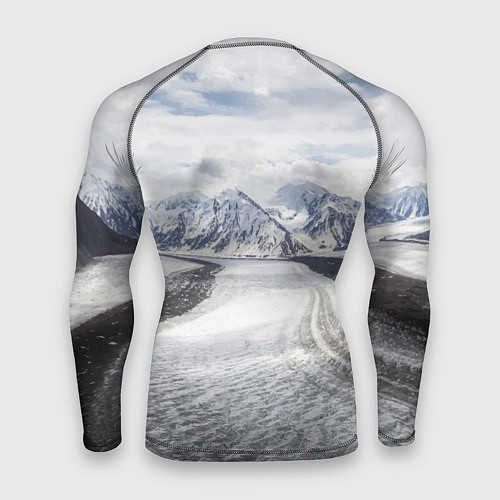 Мужской рашгард BMW - снежная вершина / 3D-принт – фото 2