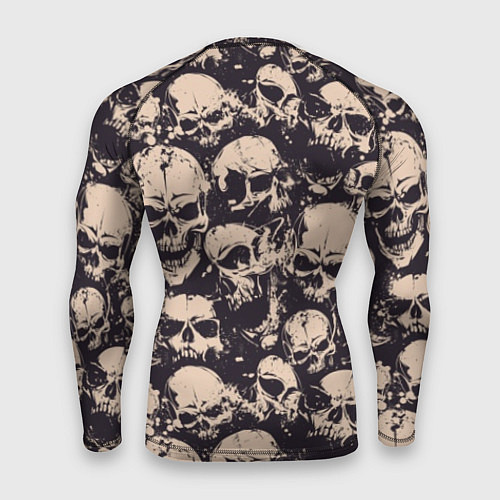 Мужской рашгард Черепа - паттерн / 3D-принт – фото 2