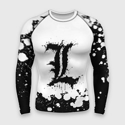 Мужской рашгард L letter snow