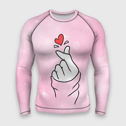 Мужской рашгард Сердечко пальцами