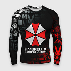 Рашгард мужской RESIDENT EVIL UMBRELLA CORP, цвет: 3D-принт