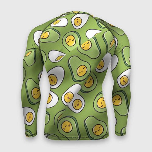 Мужской рашгард АВАКАДО паттерн / 3D-принт – фото 2