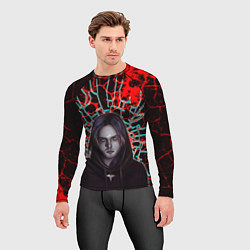 Рашгард мужской Pyrokinesis, цвет: 3D-принт — фото 2