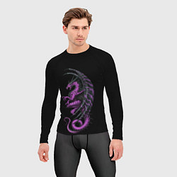 Рашгард мужской Purple Dragon, цвет: 3D-принт — фото 2