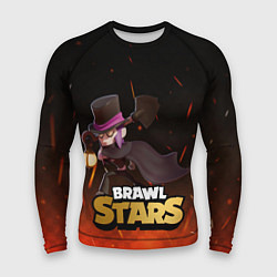 Мужской рашгард Brawl stars Mortis Мортис