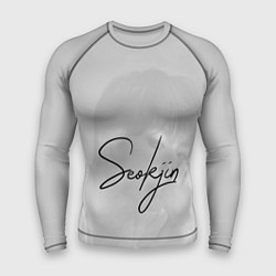 Рашгард мужской BTS Kim SeokJin, цвет: 3D-принт