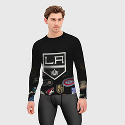 Рашгард мужской NHL Los Angeles Kings, цвет: 3D-принт — фото 2