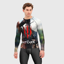 Рашгард мужской The Witcher, цвет: 3D-принт — фото 2