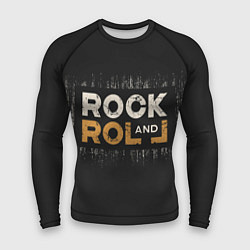 Рашгард мужской Rock and Roll Z, цвет: 3D-принт