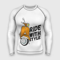 Рашгард мужской RIDE WITH STYLE Z, цвет: 3D-принт