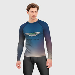 Рашгард мужской Aston martin, цвет: 3D-принт — фото 2