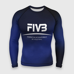Рашгард мужской FIVB Volleyball, цвет: 3D-принт