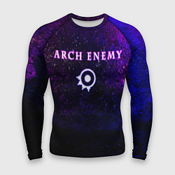 Рашгард мужской Arch Enemy Neon logo, цвет: 3D-принт