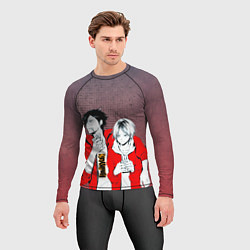 Рашгард мужской Haikyu!!!, цвет: 3D-принт — фото 2