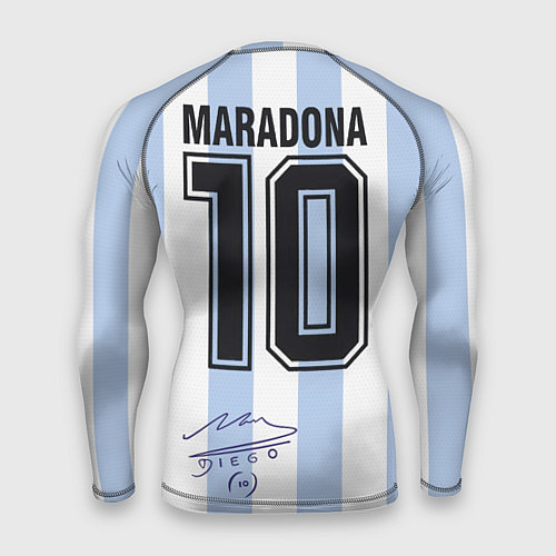Мужской рашгард Diego Maradona 10 Автограф / 3D-принт – фото 2