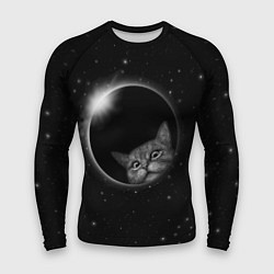 Рашгард мужской Кот в Космосе, цвет: 3D-принт