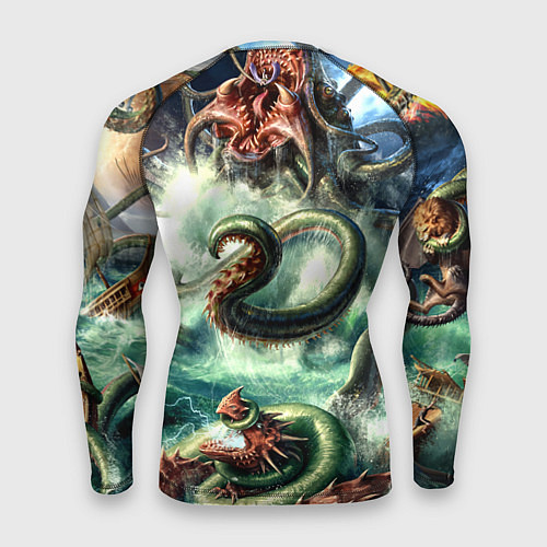 Мужской рашгард Ктулху Лавкрафт / 3D-принт – фото 2