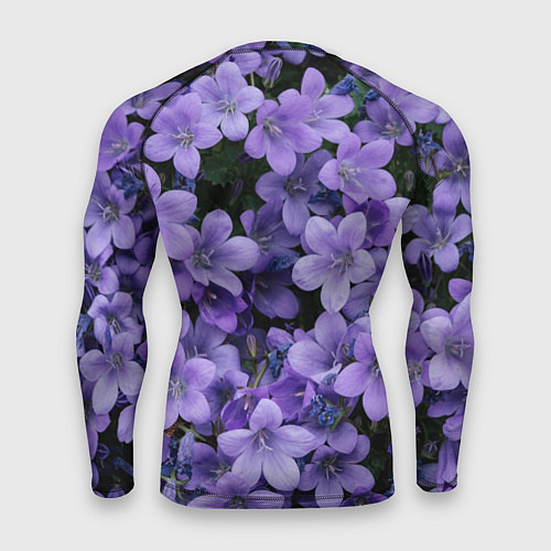 Мужской рашгард Фиолетовый цвет весны / 3D-принт – фото 2