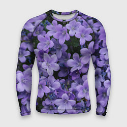 Рашгард мужской Фиолетовый цвет весны, цвет: 3D-принт