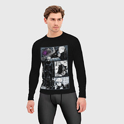 Рашгард мужской Сатору Гото Магическая битва, цвет: 3D-принт — фото 2
