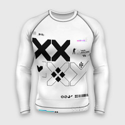 Рашгард мужской Desert Eagle: Printstream White, цвет: 3D-принт