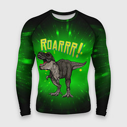 Рашгард мужской Roarrr! Динозавр T-rex, цвет: 3D-принт