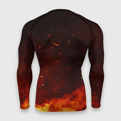 Мужской рашгард Valheim огненный лого / 3D-принт – фото 2