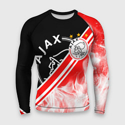 Рашгард мужской FC AJAX AMSTERDAM ФК АЯКС, цвет: 3D-принт