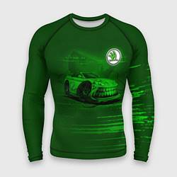 Рашгард мужской Skoda, цвет: 3D-принт