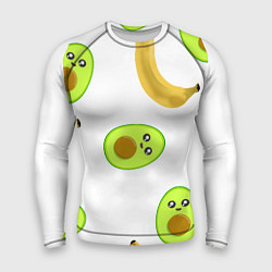 Рашгард мужской Банан и Авокадо, цвет: 3D-принт