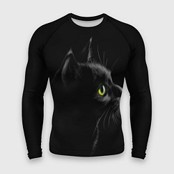 Мужской рашгард Черный кот