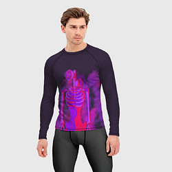 Рашгард мужской СИРЕНОГОЛОВЫЙ НЕОН, цвет: 3D-принт — фото 2