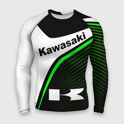 Рашгард мужской KAWASAKI КАВАСАКИ SPORT, цвет: 3D-принт