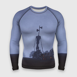 Рашгард мужской СИРЕНОГОЛОВЫЙ У ДОМА, цвет: 3D-принт