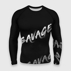 Рашгард мужской Savage, цвет: 3D-принт