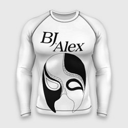 Рашгард мужской Маска BJ Alex, цвет: 3D-принт