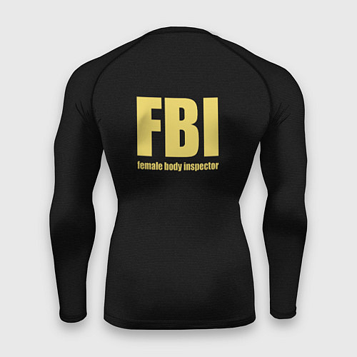 Мужской рашгард FBI Female Body Inspector / 3D-принт – фото 2