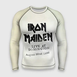 Рашгард мужской Live at Donington - Iron Maiden, цвет: 3D-принт